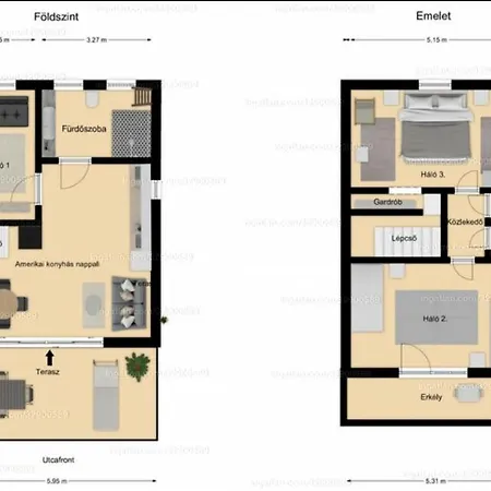 别墅 Madarasz 5 Deluxe Vendeghaz *